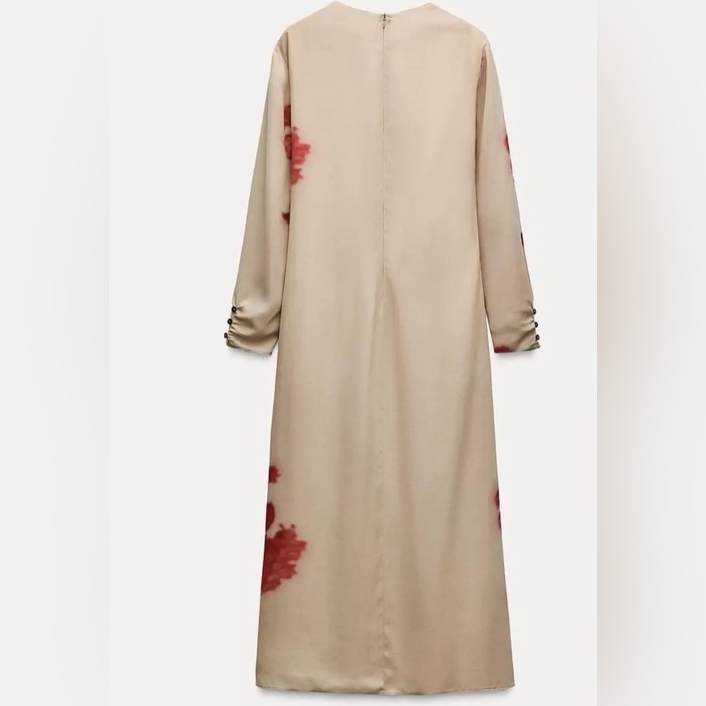 ZARA ~ FLORAL PRINT DRESS ZW COLLECTION - Picture 4 of 10